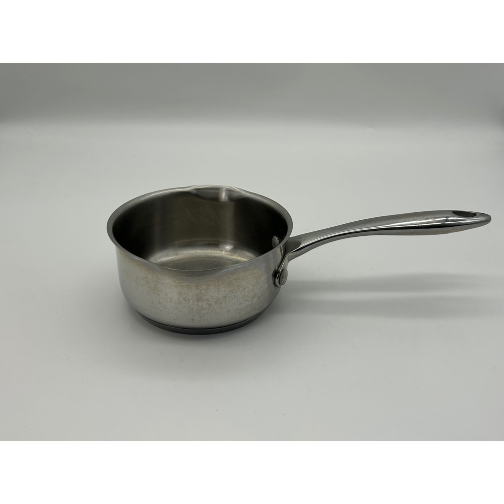 Wolfgang Puck Cafe Collection 1qt Stainless Steel Saucepan Pour Spouts Chef